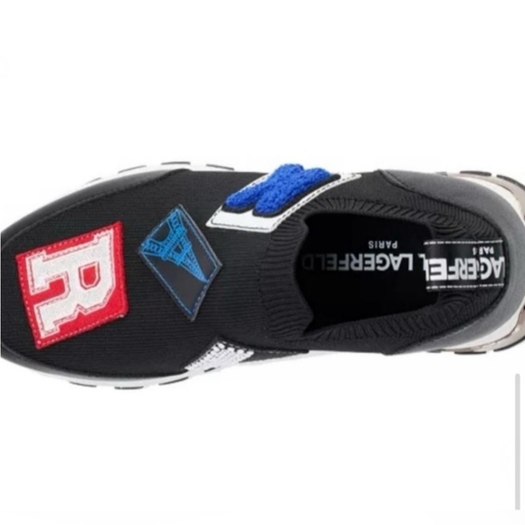 NWT Karl lagerfield Paris women meadow graphic slip on sneakers size 5.5 - Picture 12 of 14